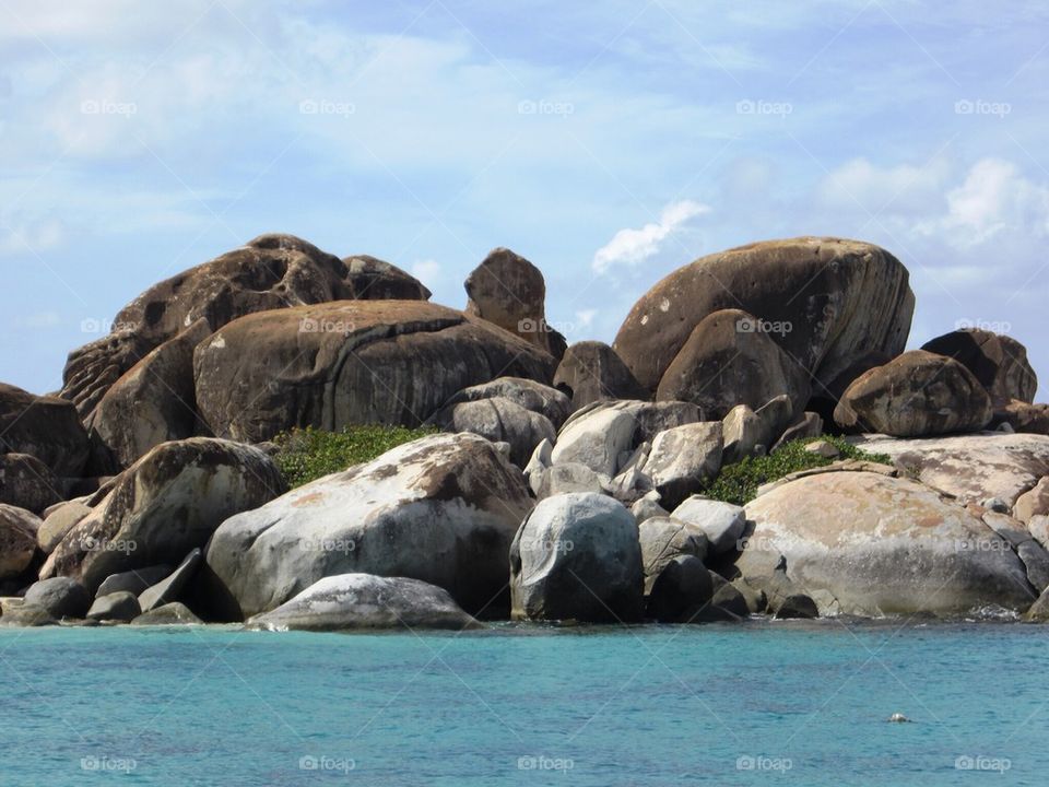 Rocks at beach