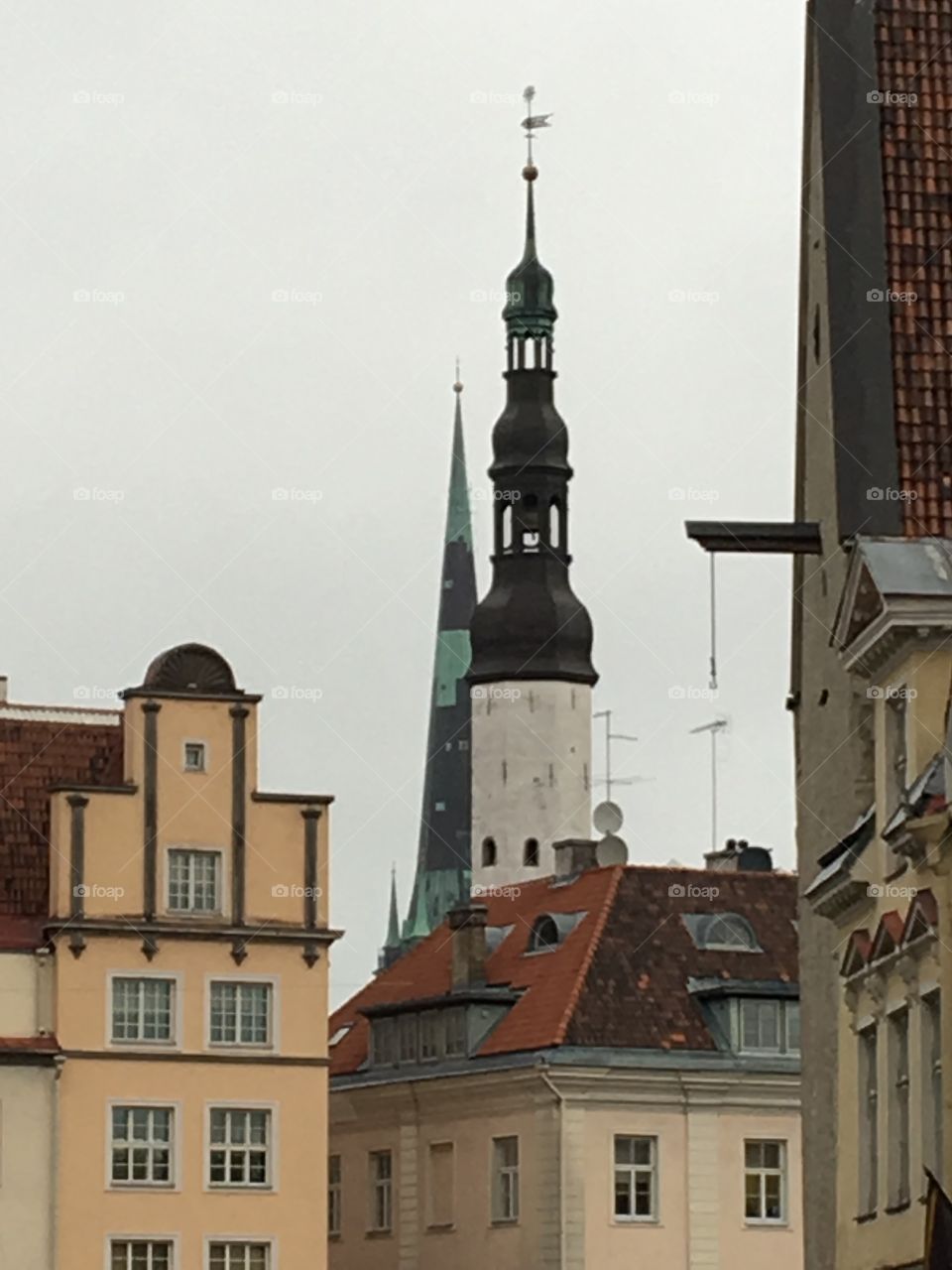 Twin spires Tallinn