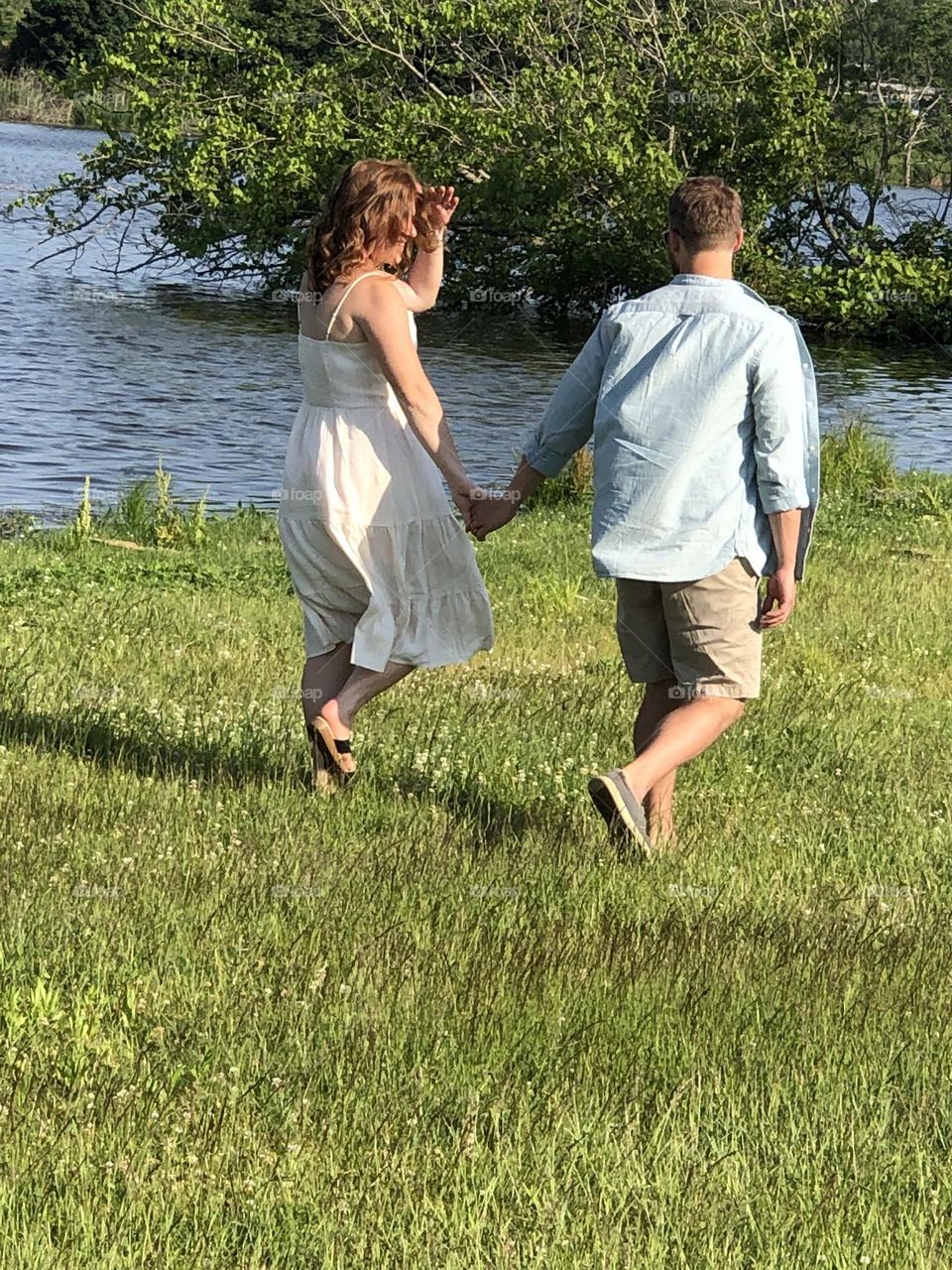 Walking Hand-In-Hand