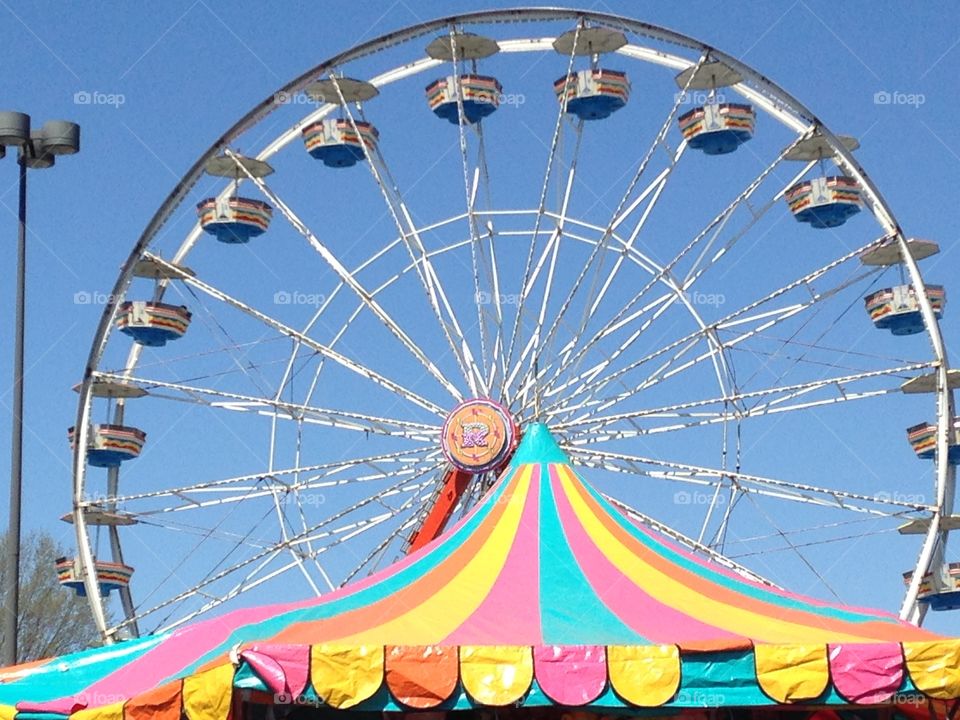 Ferris Wheel. Ferris Wheel at local carnival