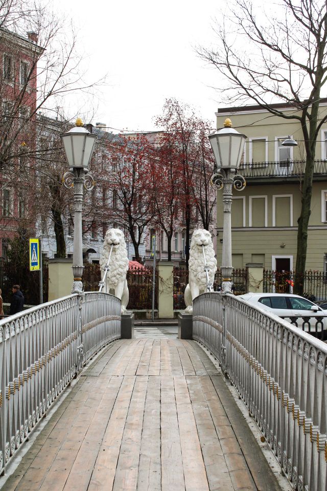 городской пейзаж, город, Россия, Санкт-Петербург, фонари, мост, дома, здания, река, набережная, лев, деревья, осень, cityscape, city, Russia, St. Petersburg, lights, bridge, houses, buildings, river, embankment, lion, trees, autumn