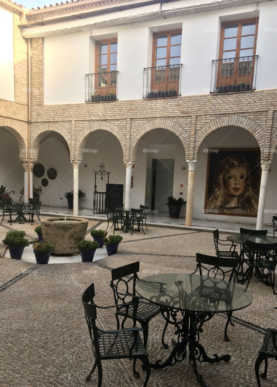 Spanish patio in Cordoba