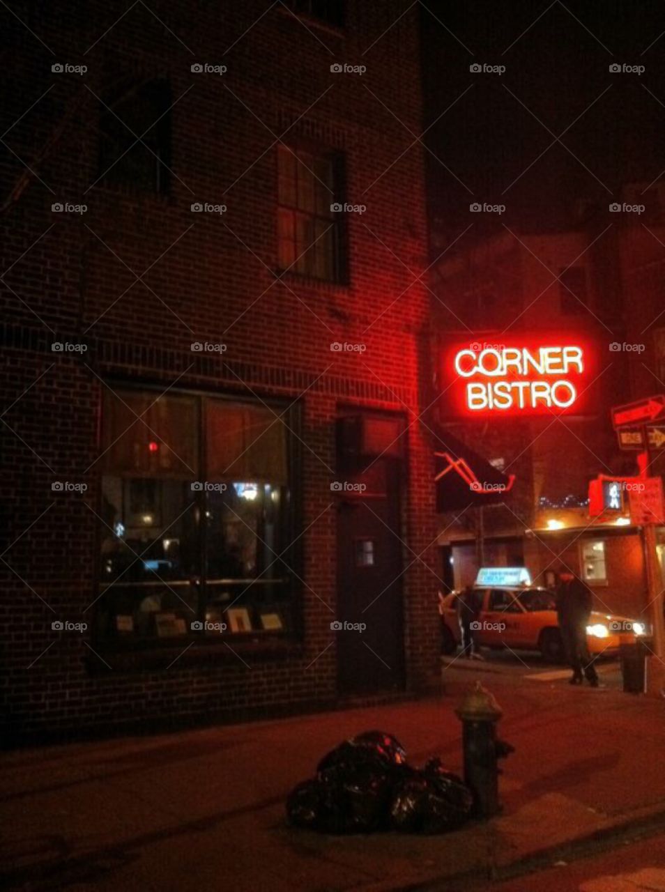 West Village Street Corner, New York City . West Village, Street Corner, New York City 