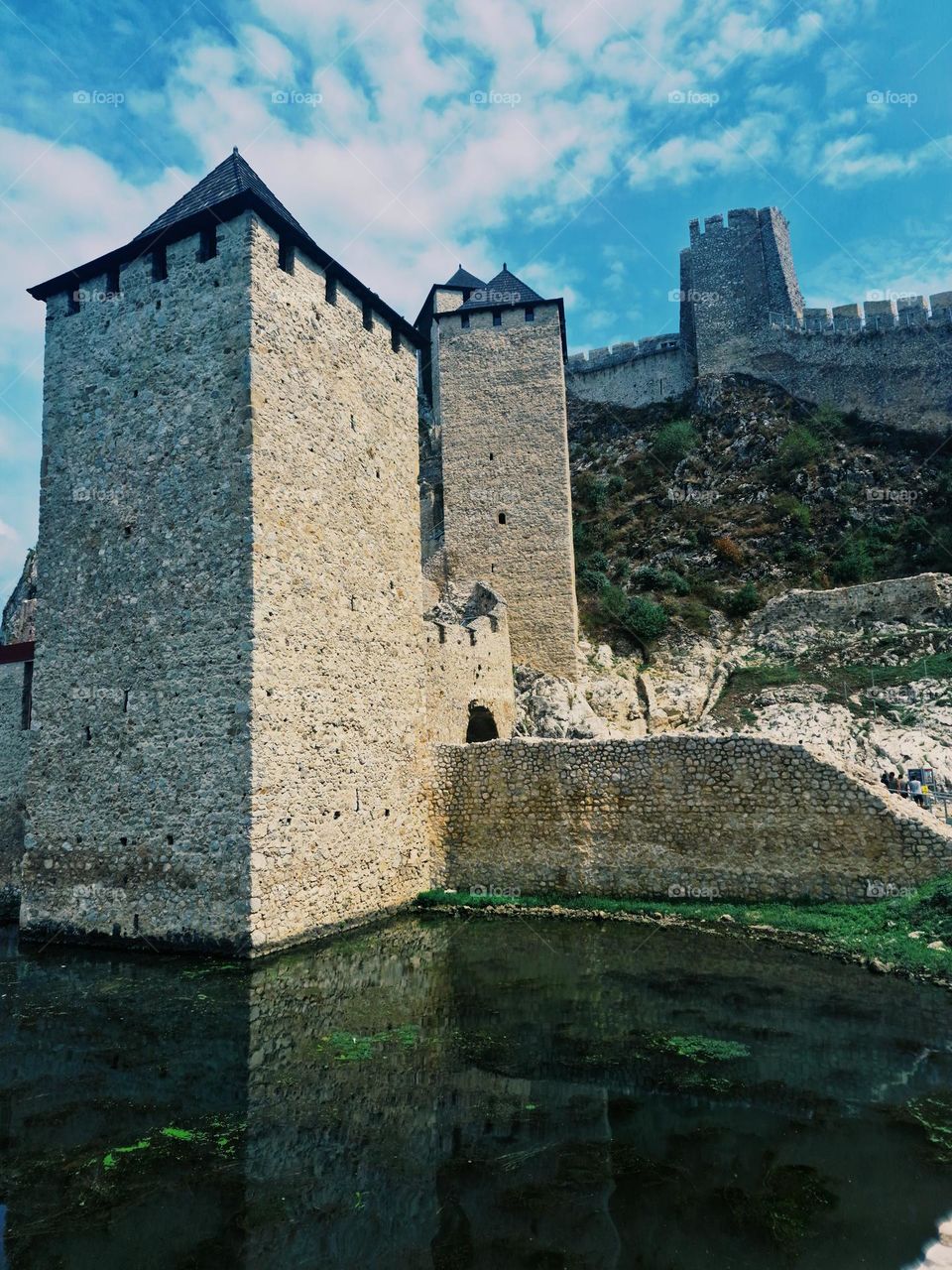 Golubac fortress in Serbia