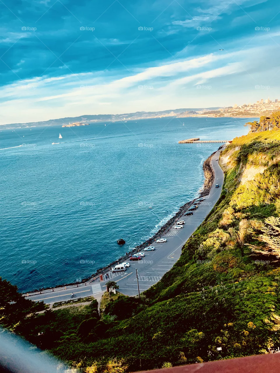 A view from golden gate in San Francisco 