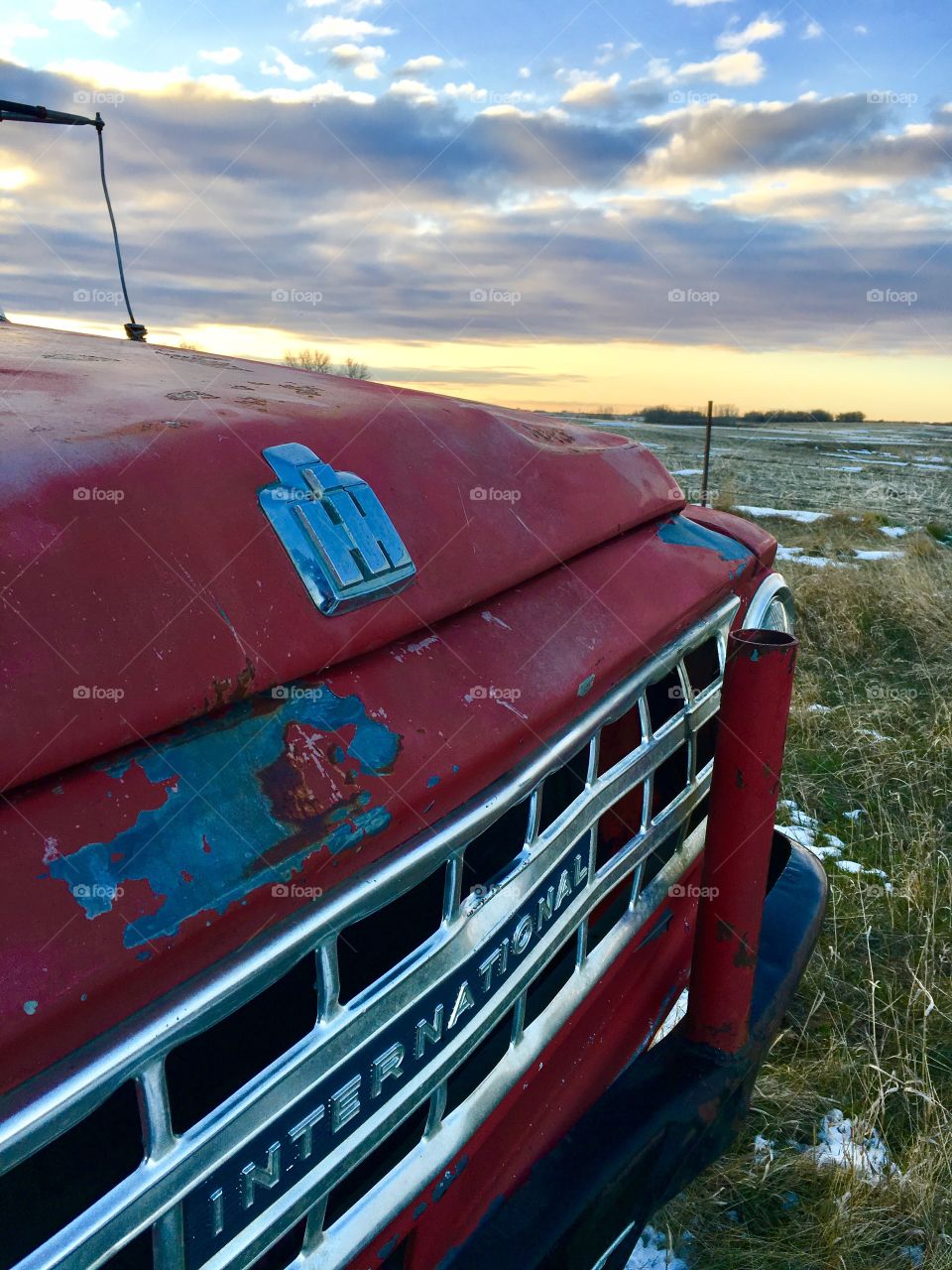 Old International Harvester farm truck 