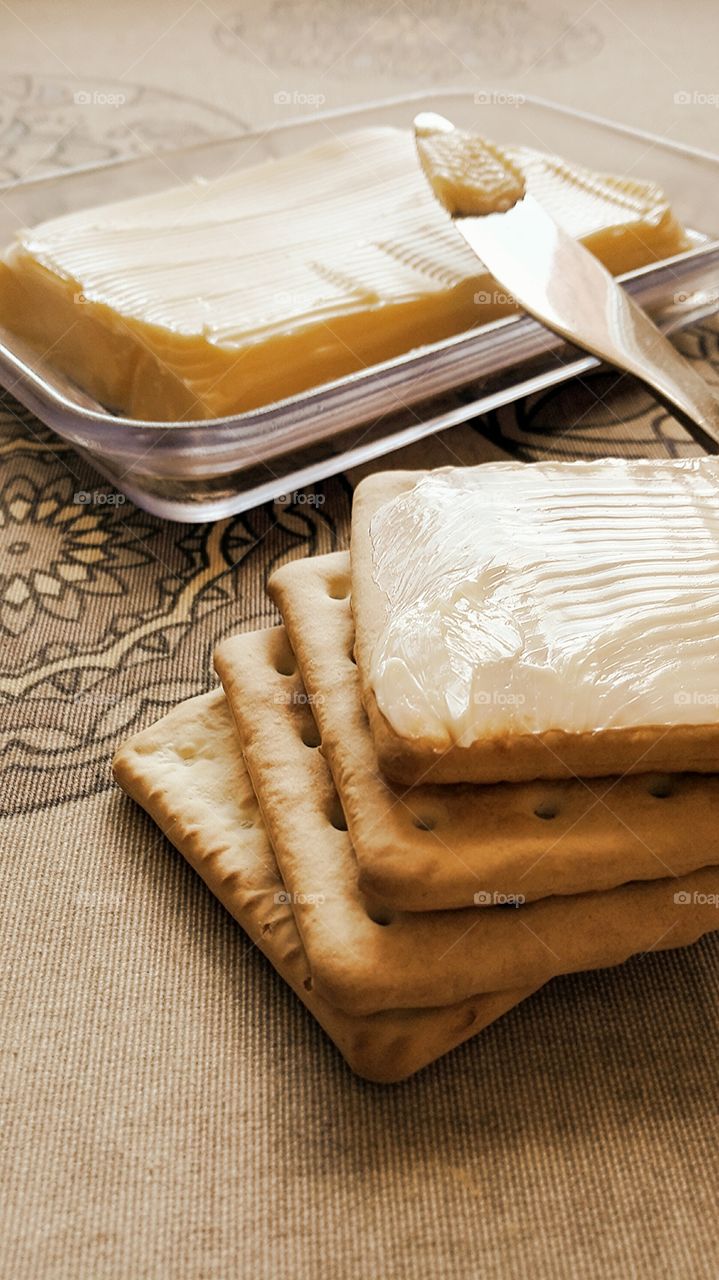 Biscuits and butter
