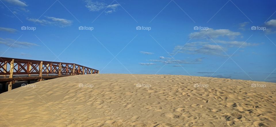 Dunes and walkway