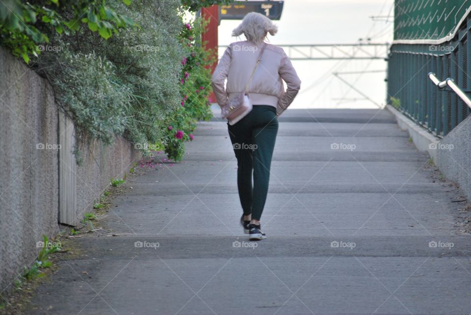 Woman walking