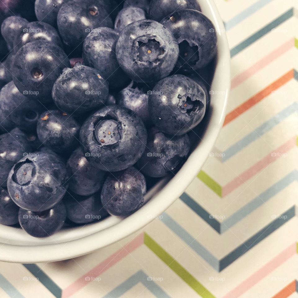 Blueberry Bliss. Summer is for fresh picked berries and color!