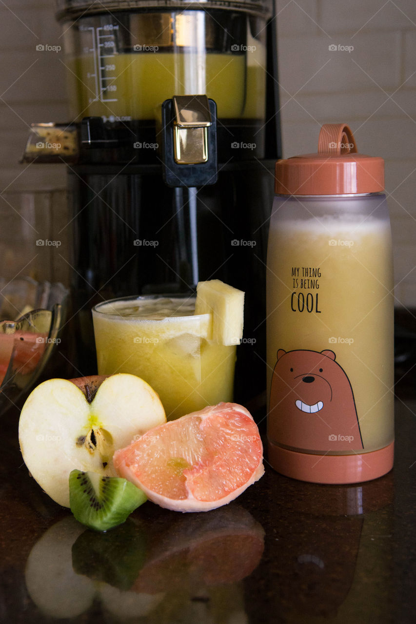 Fresh multi fruit juice