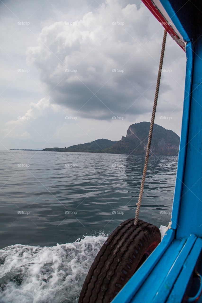 Boat in sea