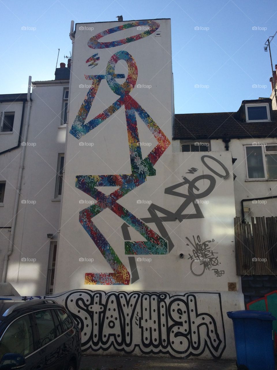 Brighton graffiti 
