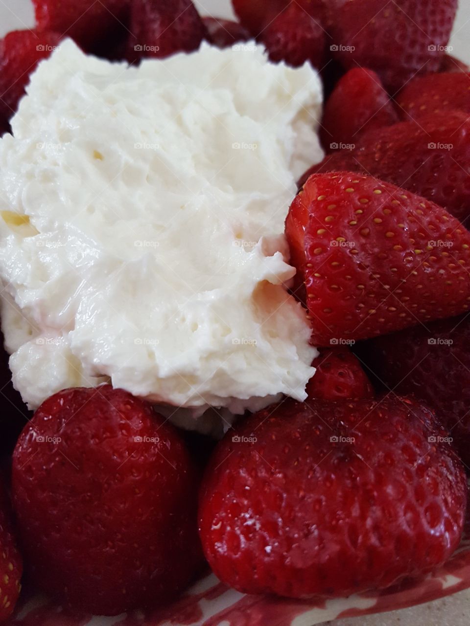 strawberries and cream