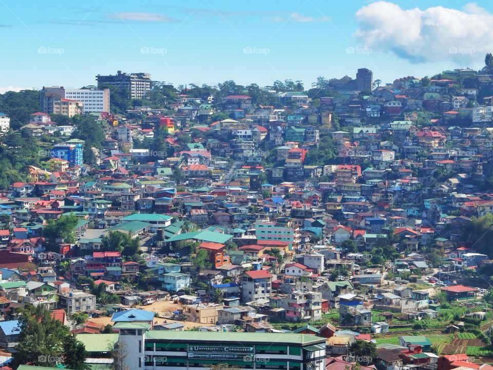 The face of Baguio. A facade of Baguio