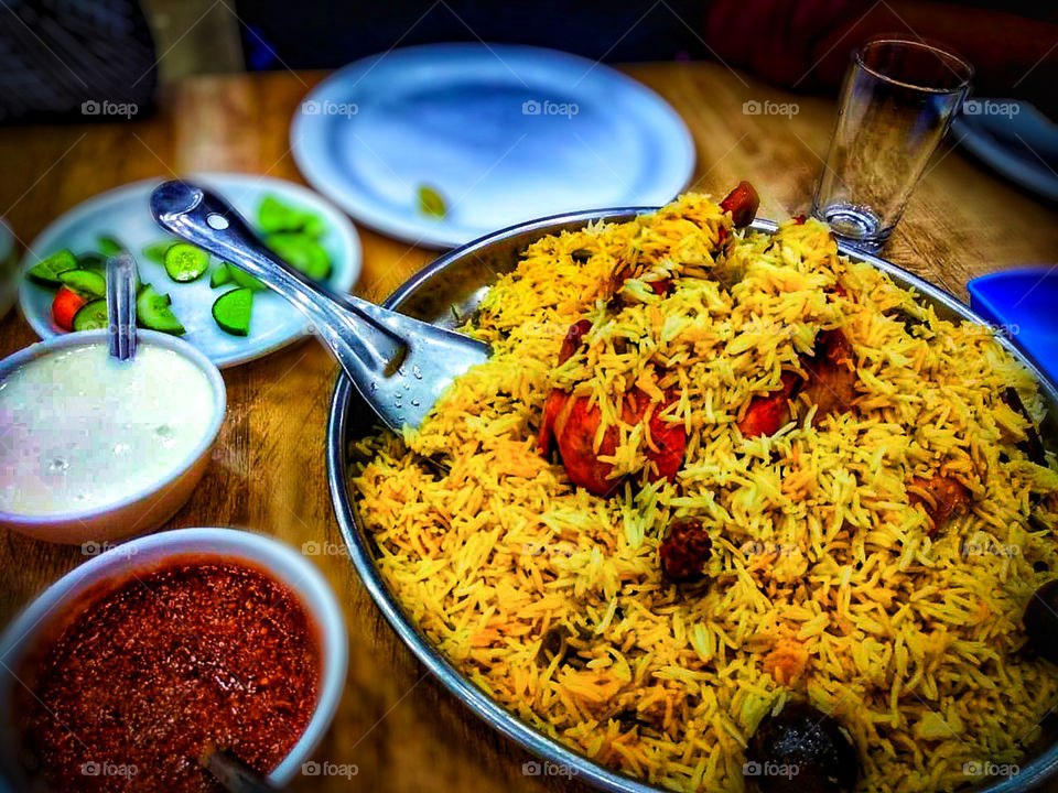 Kuzhimanthi an Arabian Dish