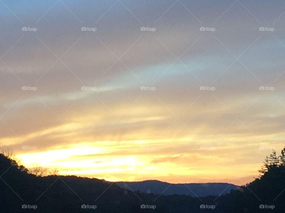 Kentucky Mountain Sunset