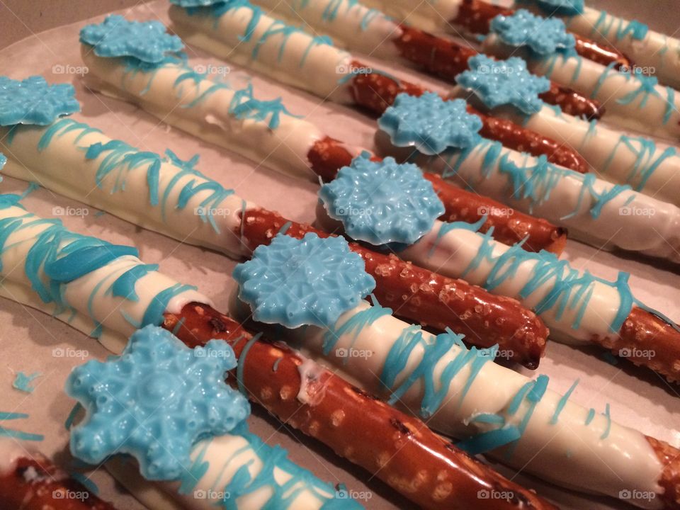 Snowflake Treats. My daughter had a summer birthday party with a theme from the current Disney favorite.