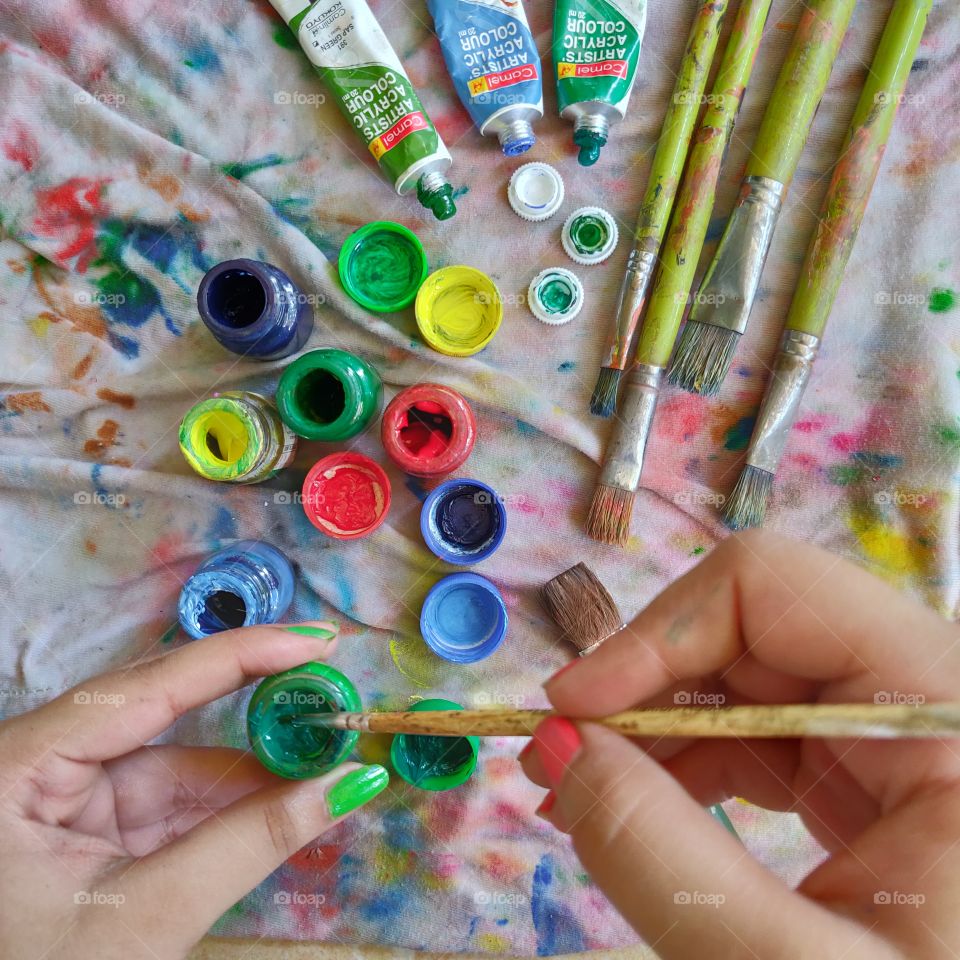 playing with my colors..things I love to do in lockdown ..even otherwise..🙂