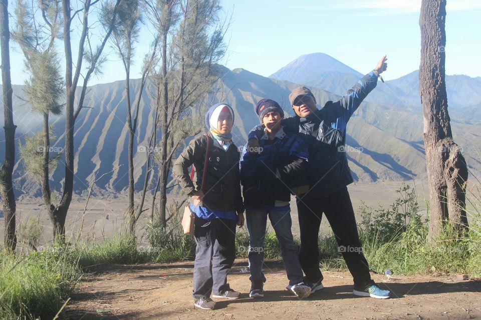 holiday in Bromo mountain