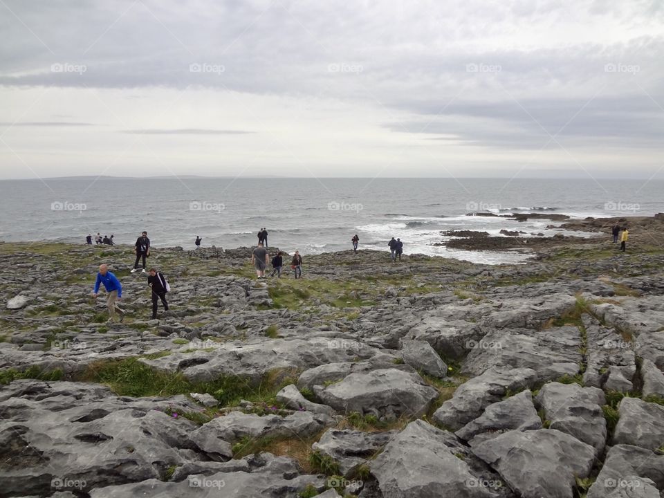 Limestone and sea