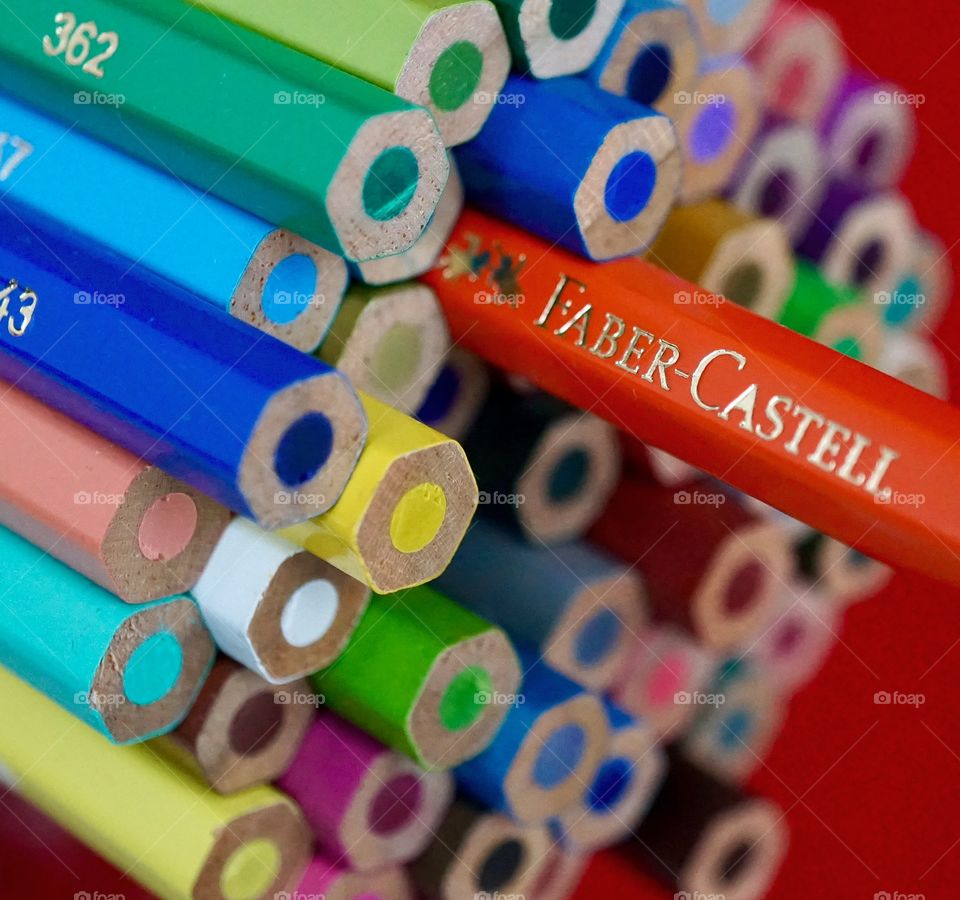 Faber-Castell colourful pencils 