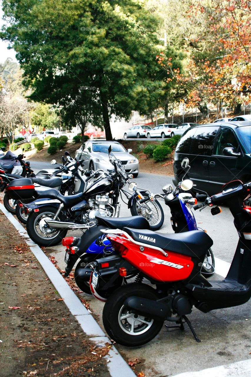 Motorcycle parking 