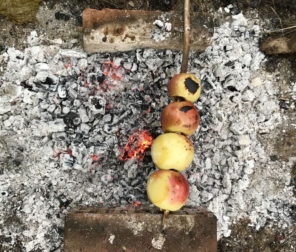 Fried apples