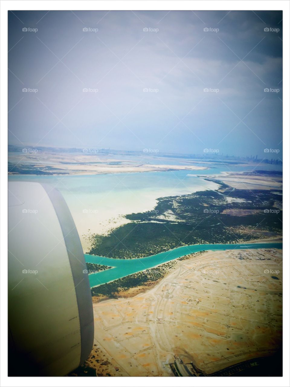 In Plane View: Abu Dhabi. In Plane View: Abu Dhabi