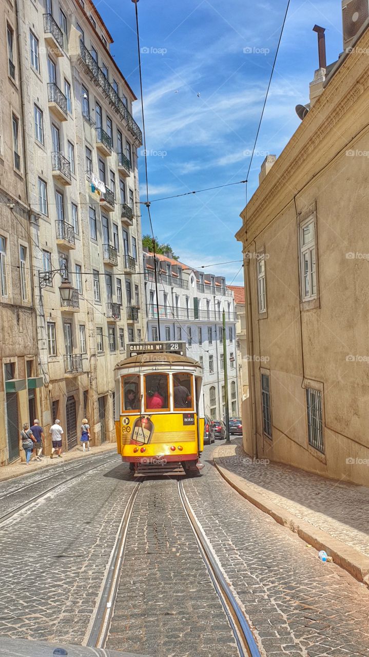 Lisbon tram