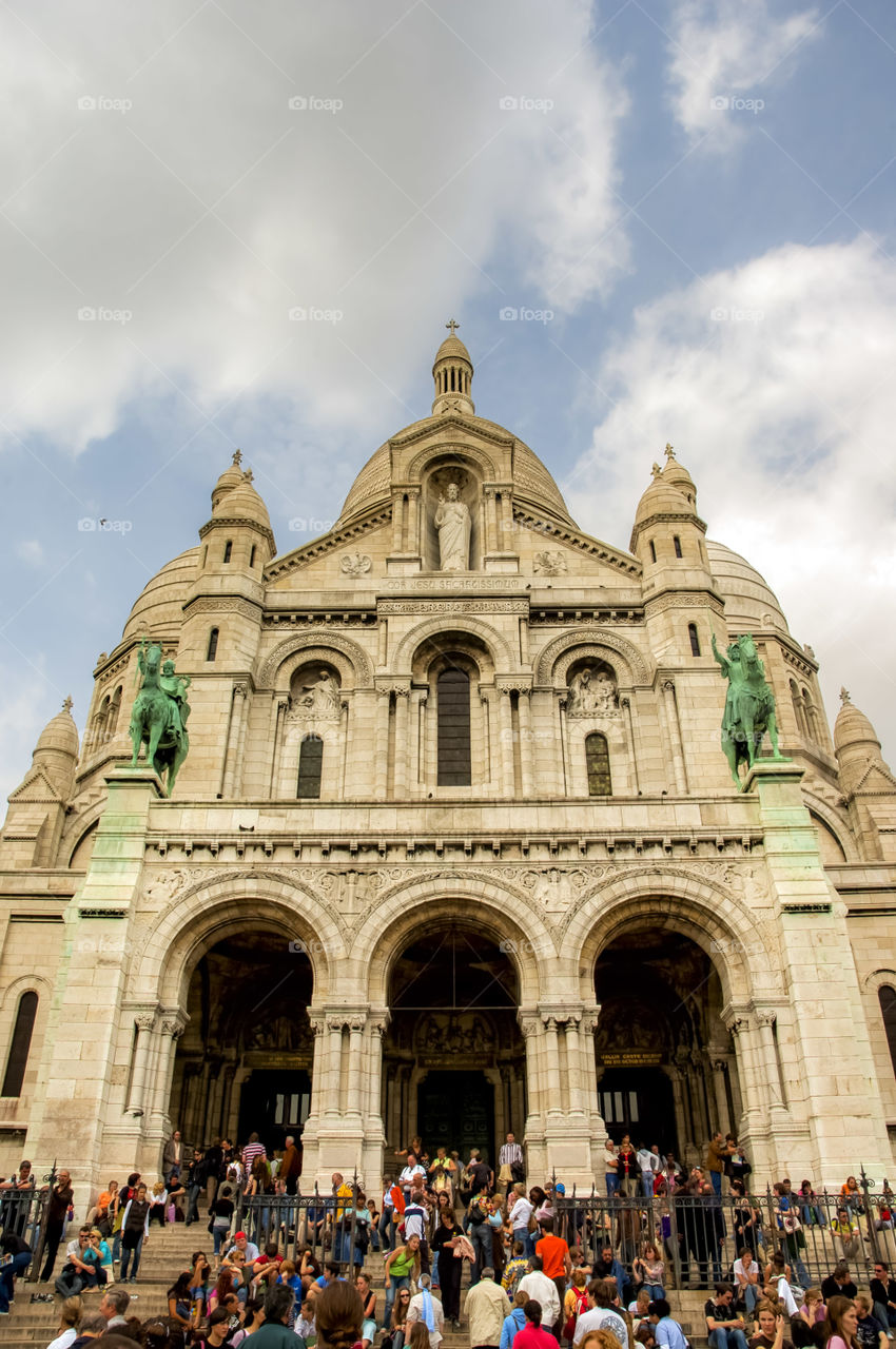 The Basilica of the Sacred Heart of Paris, commonly known as Sacré-Cœur Basilica and often simply Sacré-Cœur