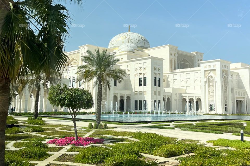 Architecture Palace Qasr Al Watan, Abu Dhabi