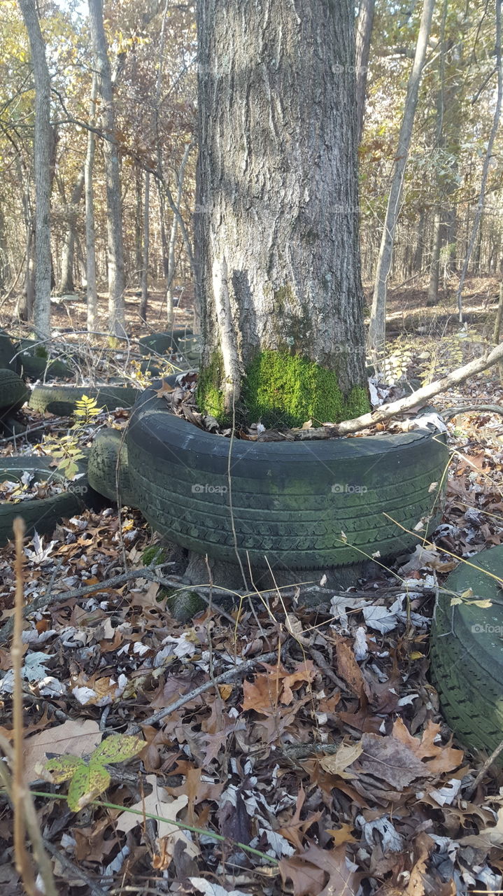 tire has been there foe awhile