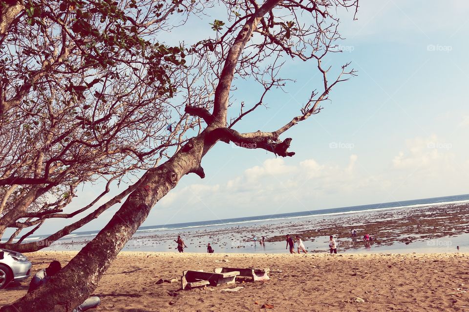 This is one of popular beach in Malang regency, East Java, Indonesia, named Balekambang.