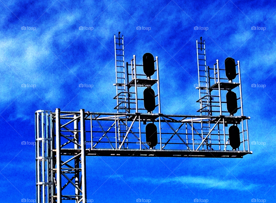 railroad rail signal railroad signal crossing lights by threeboydad