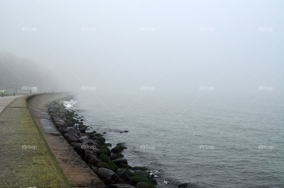 Water, Landscape, Fog, Sea, Beach