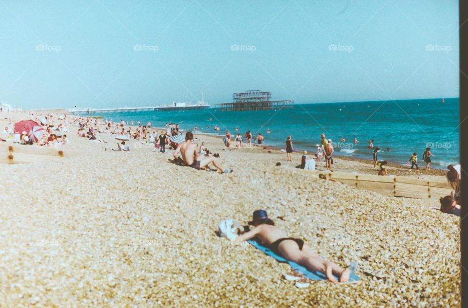 Brighton beach on film