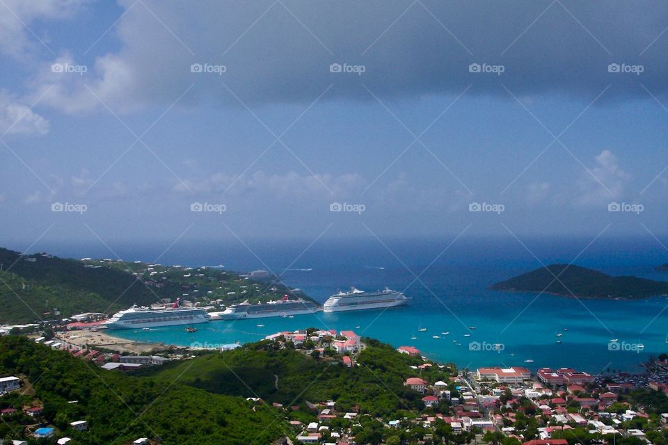 View overlooking St Thomas 