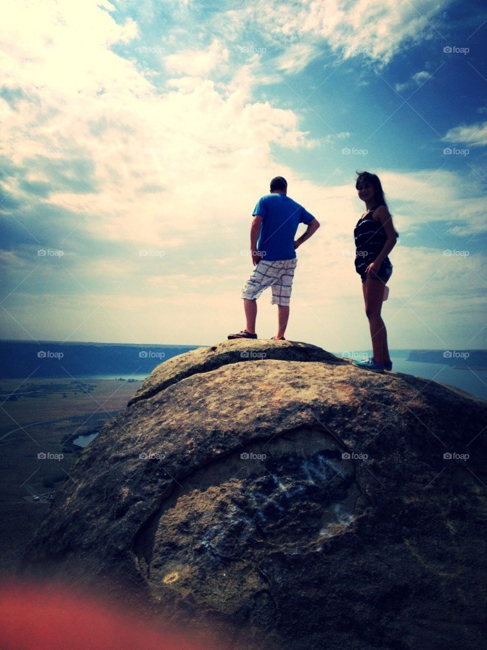 Standing on top of the world