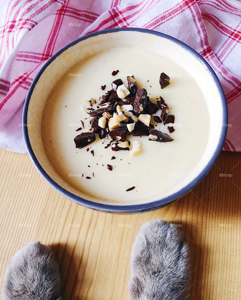 Millet pudding for a perfect breakfast.