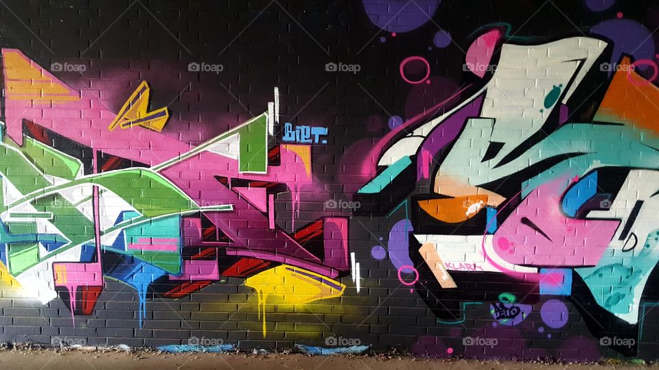 street art Graffiti wall colors Art colorfull
