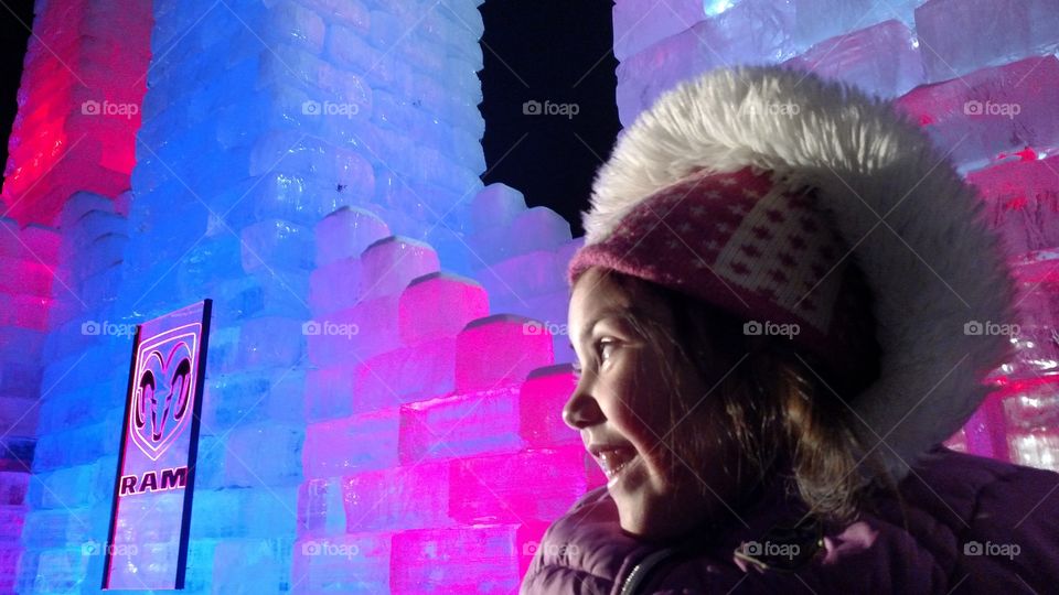 ice castle, winter carnival, St. Paul Minnesota
