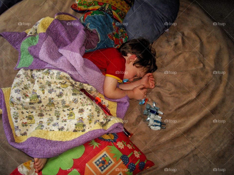 Toddler Taking A Nap
