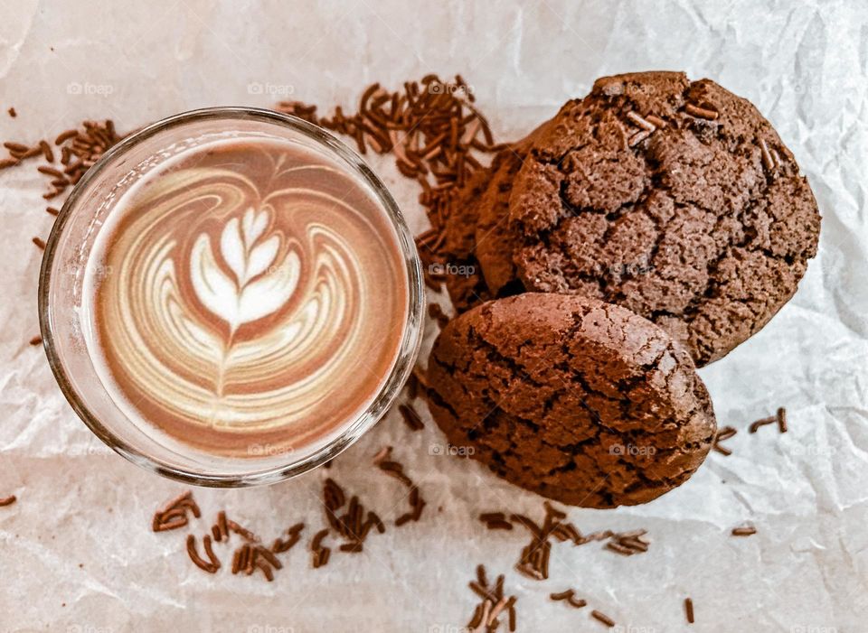 Chocolate brownie cookies