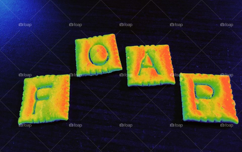Floating Cheezits showing love for FOAP