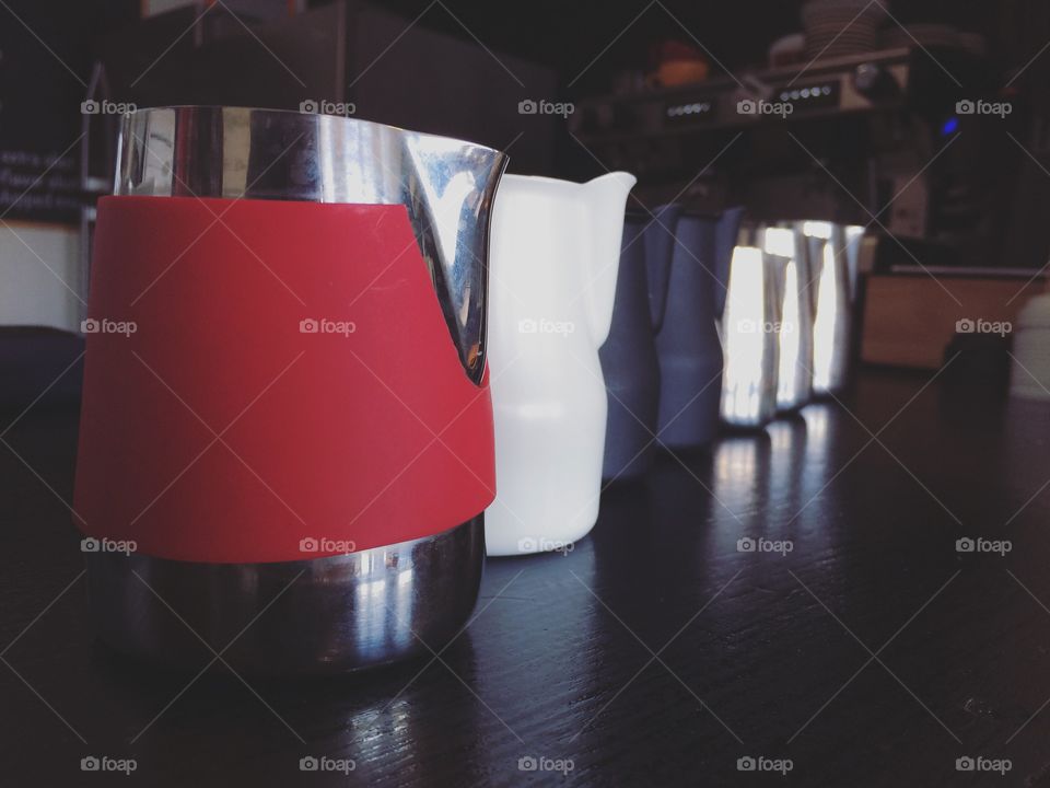 Every barista enjoy playing with as much toys as he or she can afford 
