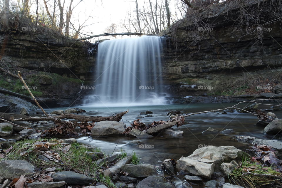 Waterfall on Falls Avenue in Connellsville, PA
