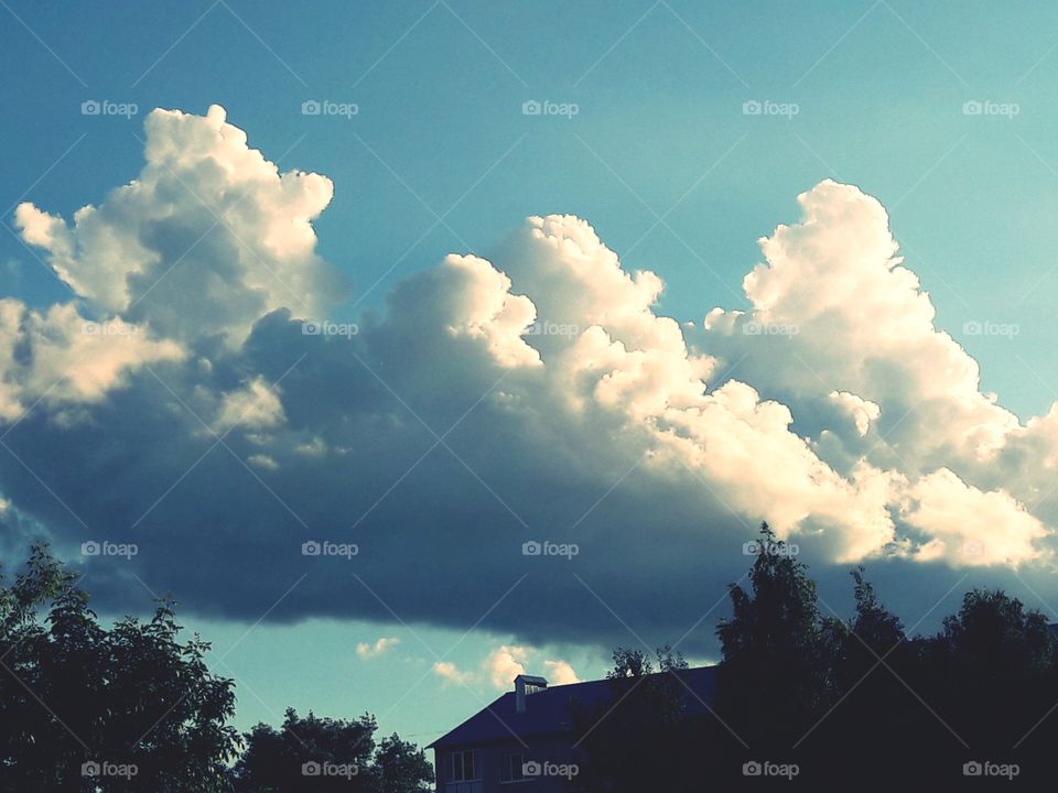 clouds sky nature wild soft texture