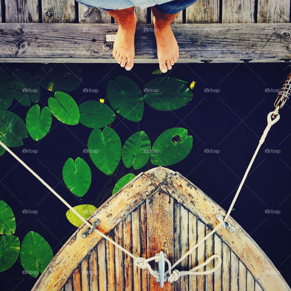 Summer boat trip in Sweden
