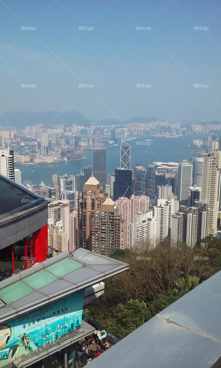 view from Victoria's Peak